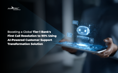 Boosting a Global Tier-1 Bank’s First Call Resolution by 90% Using AI-Powered Customer Support Transformation Solution