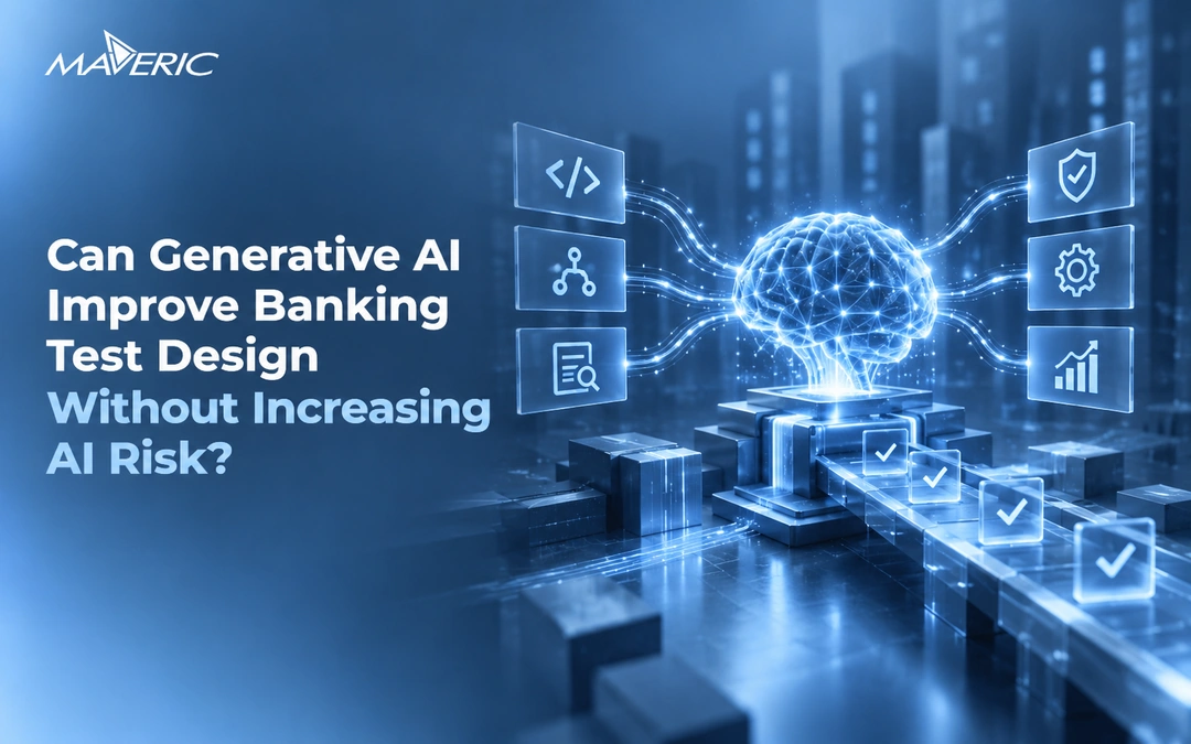 Can Generative AI Improve Banking Test Design Without Increasing AI Risk?